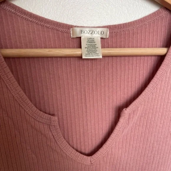 3 For $30 NWOT Bozzolo Cit Front Crop Top Pink - Picture 6 of 6